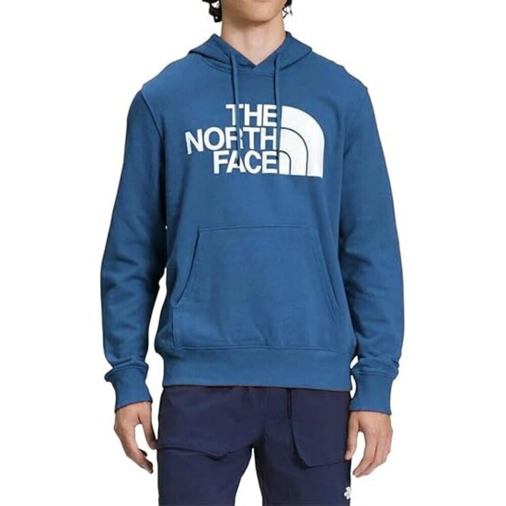 The North Face Half Dome Hoodie Men's Blue Cotton Long Sleeve Pullover APP2396